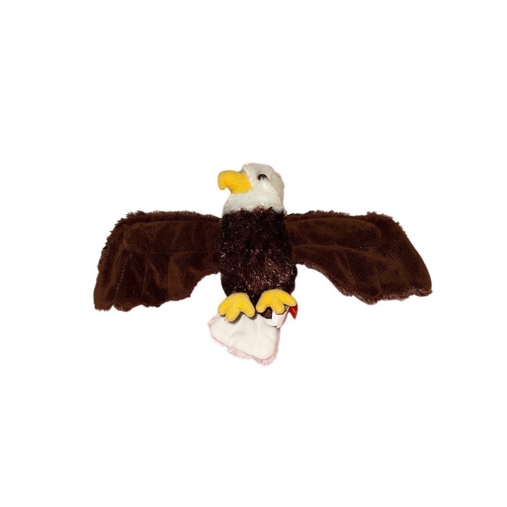 Wild Republic Bald Eagle Plush Stuffed Animal‎ Toy Wings-Out 6in Multicolor